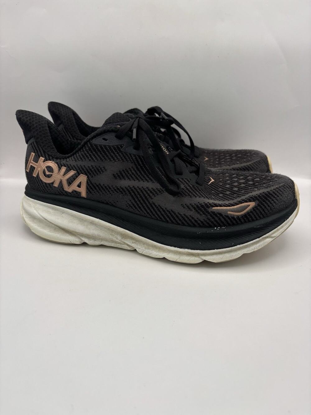 Hoka Clifton 9 Black Running Shoes Women Size 9